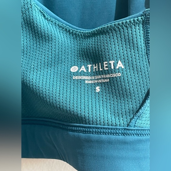 Athleta Blue Strappy Sports Bra - Picture 2 of 7